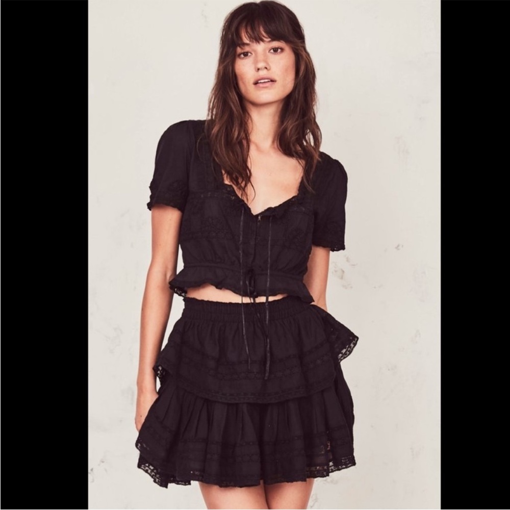 LSF Grace Top Black Lace